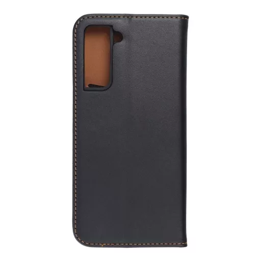 SMART PRO Leather bőrhatású flip tok  SAMSUNG S21 fekete
