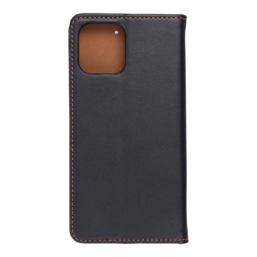 SMART Pro Leather bőrhatású flip tok  iPhone 12/12 Pro fekete