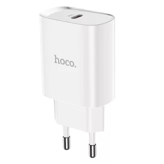 Hoco hálózati töltő USB-C PD 20W N14 fehér