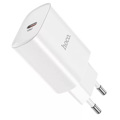 Hoco hálózati töltő USB-C PD 20W N14 fehér
