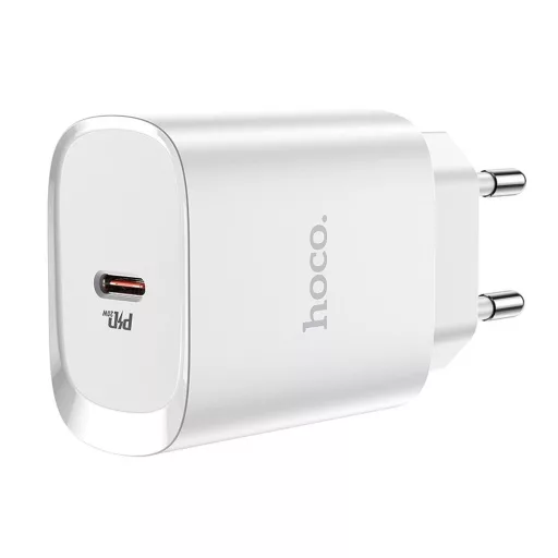 Hoco hálózati töltő USB-C PD 20W N14 fehér