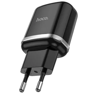 Hoco hálózati töltő USB-A QC3.0 3A 18W N3 fekete