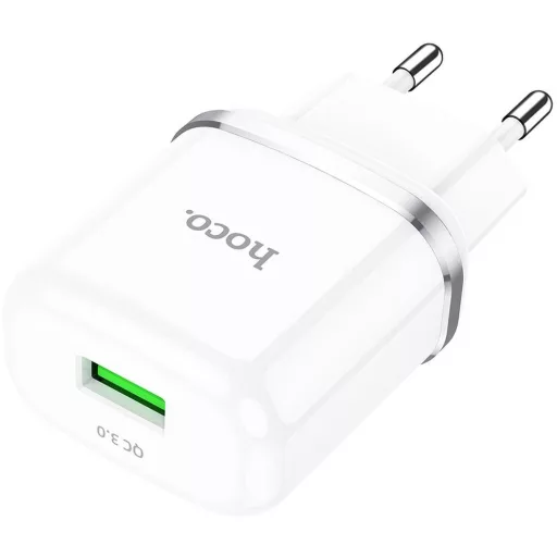 Hoco hálózati töltő USB-A QC3.0 3A 18W N3 fehér
