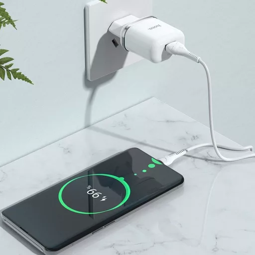 Hoco hálózati töltő USB-A QC3.0 3A 18W N3 fehér