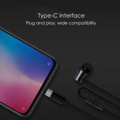 XIAOMI vezetékes fülhallgató USB-C HSEJ04WM fekete