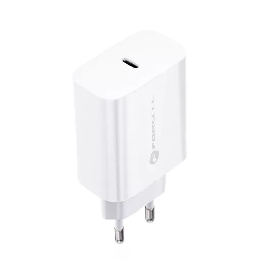 Forcell F-Energy hálózati töltő USB-C QC4.0 PD 3A 25W TFK-TC-25WPD fehér