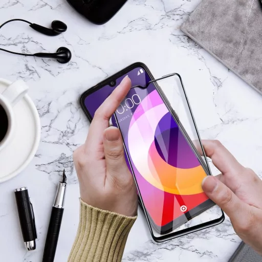 5D Full Glue Ceramic Üvegfólia Xiaomi Redmi 10 fekete