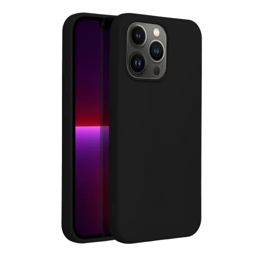 Szilikon tok iPhone 13 Pro fekete
