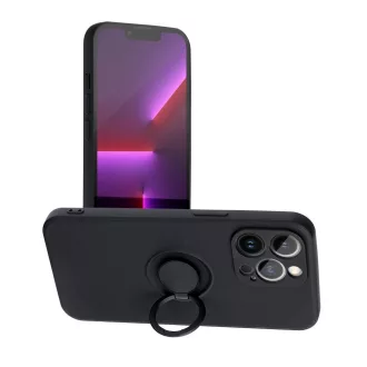 Silicone Ring tok iPhone 12 PRO MAX  fekete