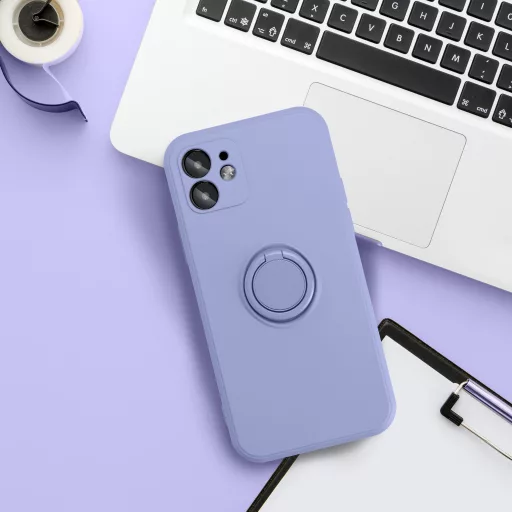 Silicone Ring tok iPhone 7 / 8 / SE 2020 / SE 2022  lila