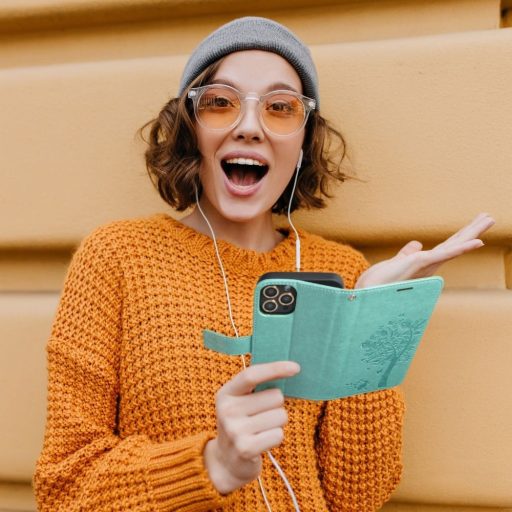 Mezzo Flip tok iPhone 13 tree zöld