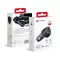 Forcell F-Energy autós töltő Carbon USB-C + USB-A QC3.0 PD 3A 38W CC50-1A1C fekete