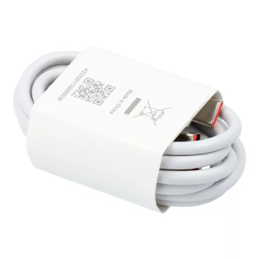 XIAOMI eredeti USB-A – USB-C töltőkábel 5A 1 m fehér
