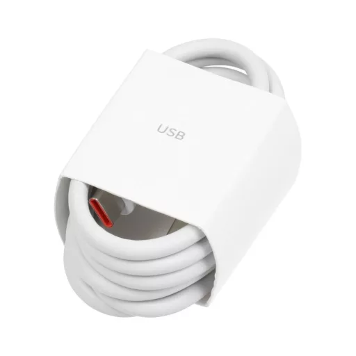 XIAOMI eredeti USB-A – USB-C töltőkábel 6A 1 m fehér