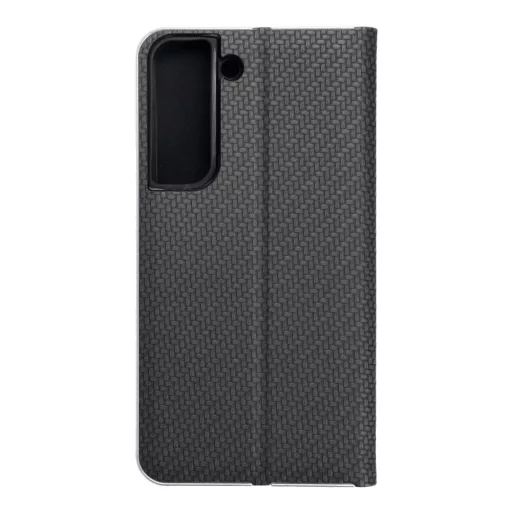 LUNA Carbon Flip tok Samsung S22 fekete