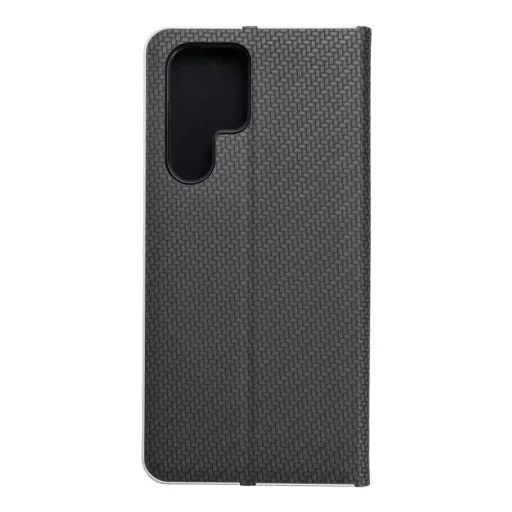 LUNA Carbon Flip tok Samsung S22 Ultra fekete