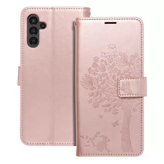 Mezzo Flip tok SAMSUNG A13 5G / A04S tree rozéarany