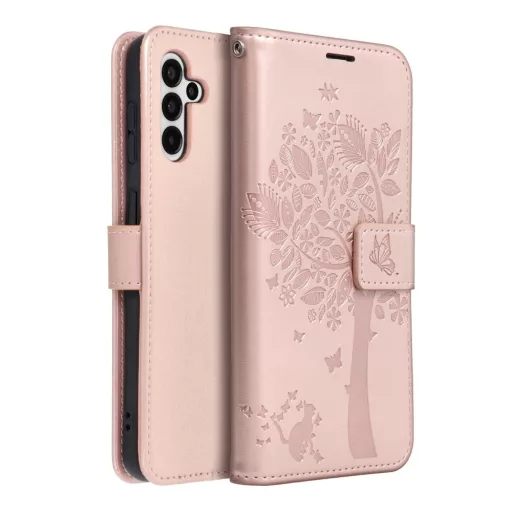 Mezzo Flip tok SAMSUNG A13 5G / A04S tree rozéarany