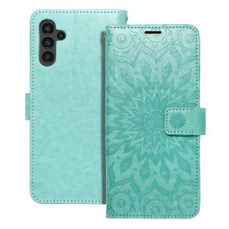Mezzo Flip tok SAMSUNG A13 5G / A04S mandala zöld