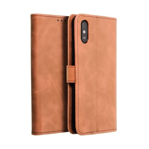TENDER Flip tok XIAOMI Redmi 9AT / Redmi 9A barna