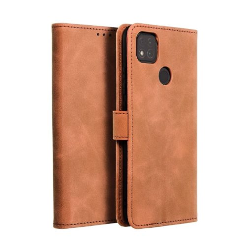 Tender Flip tok XIAOMI Redmi 9C / 9C NFC barna