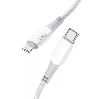 Cable USB C to Lightning Hoco PD 3A 20W 1 m X70 fehér