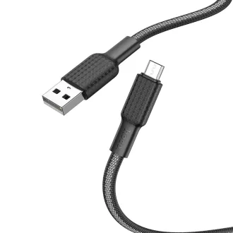 USB-A – Micro USB kábel Hoco 2,4A 1 m X69 fekete-fehér