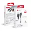 Forcell F-Energy USB-A – USB-C töltőkábel QC4.0 Carbon CB-02A 5A 60W 1 m fekete
