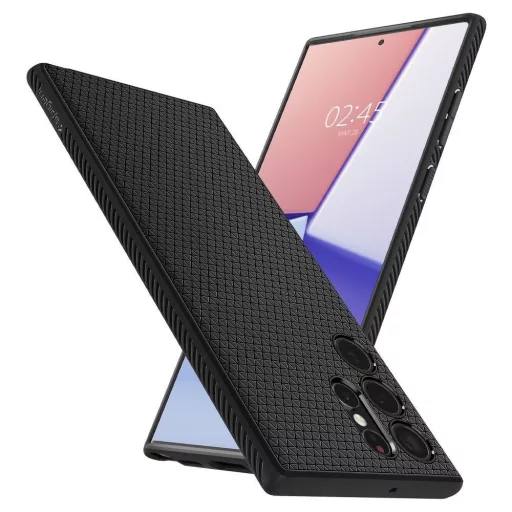 SPIGEN Luqid Air tok  SAMSUNG S22 ULTRA matte fekete