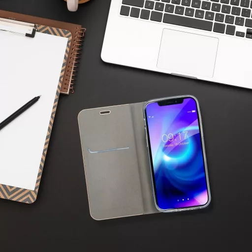 Luna Gold Flip tok SAMSUNG A33 5G ezüst