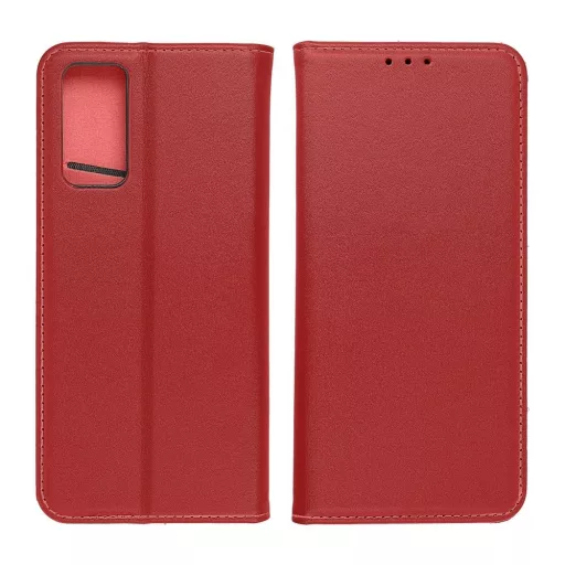 SMART PRO Leather bőrhatású flip tok  SAMSUNG A13 4G claret