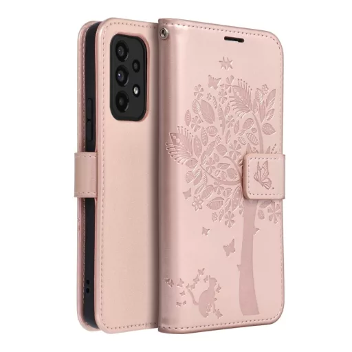 Mezzo Flip tok SAMSUNG A53 5G tree rozéarany
