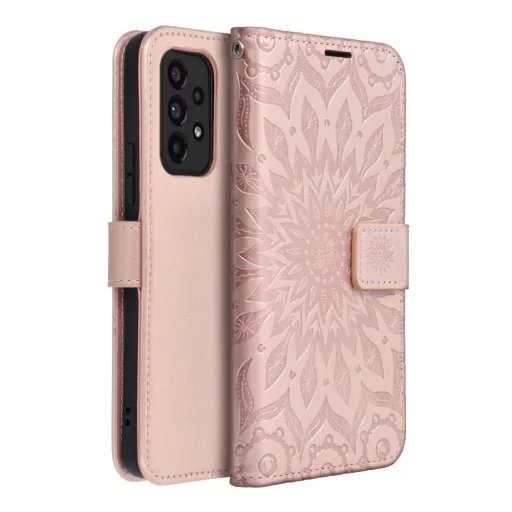 Mezzo Flip tok SAMSUNG A53 5G mandala rozéarany