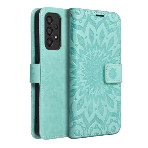 Mezzo Flip tok SAMSUNG A33 5G mandala zöld