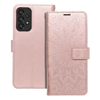 Mezzo Flip tok SAMSUNG A33 5G mandala rozéarany