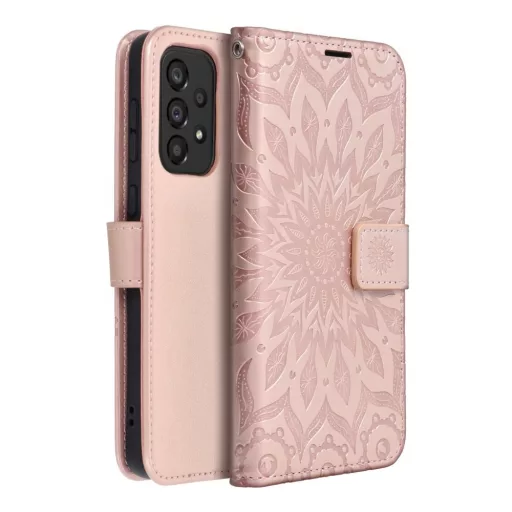 Mezzo Flip tok SAMSUNG A33 5G mandala rozéarany