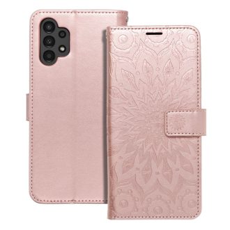 Mezzo Flip tok SAMSUNG A13 4G mandala rozéarany