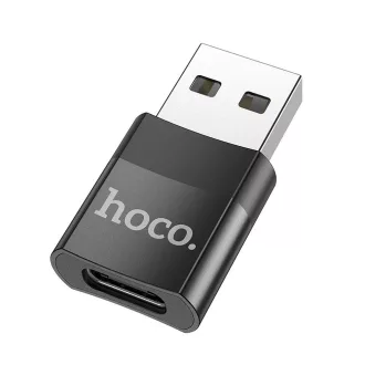 Hoco UA17 OTG adapter USB A - USB C Fekete