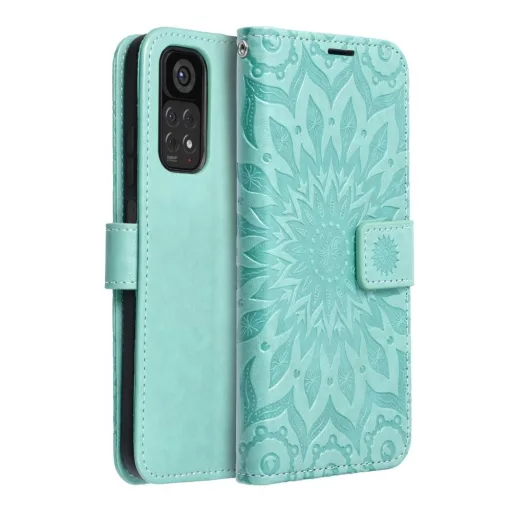 Mezzo Flip tok XIAOMI Redmi Note 11 / 11S mandala zöld