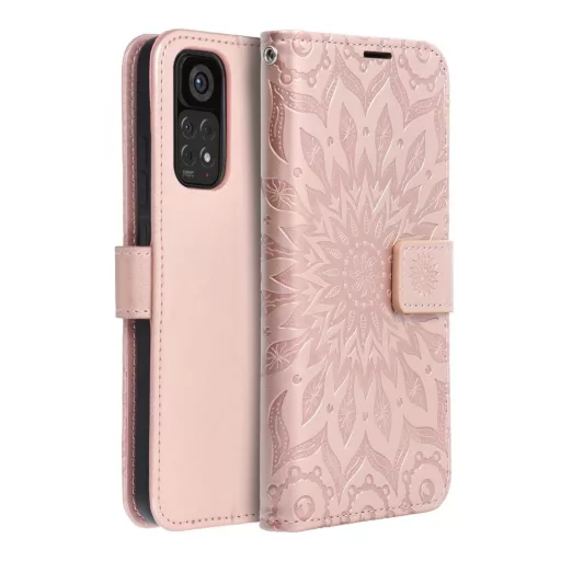 Mezzo Flip tok XIAOMI Redmi Note 11 / 11S mandala rozéarany