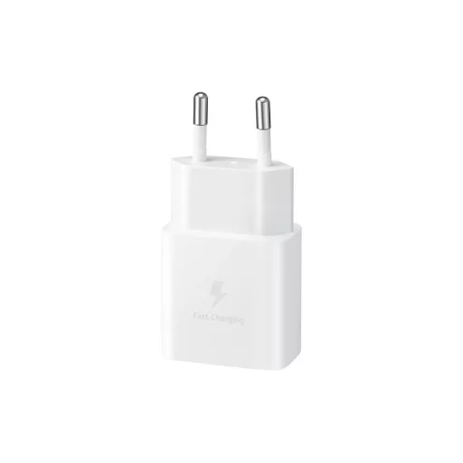 Samsung eredeti hálózati töltő USB-C + USB-C – USB-C kábel PD 3A 15W EP-T1510XWEGEU fehér blister