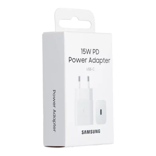 Samsung eredeti hálózati töltő USB-C PD 3A 15W EP-T1510NWEGEU fehér blister