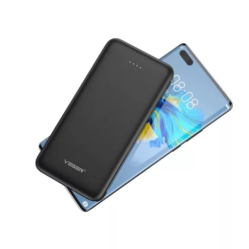 Veger A10 (W1065) powerbank 2A 10000 mAh Fekete