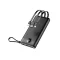 Veger C10 (W1116) powerbank 10000 mAh beépített Micro-USB kábelekkel / Type C / Lightning Fekete