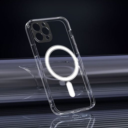 Clear Mag Cover tok iPhone 12 PRO  (STR / kameravédős) Magsafe kompatibilis átlátszó