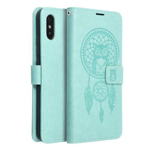 Mezzo Flip tok XIAOMI Redmi 9AT / Redmi 9A dreamcatcher zöld