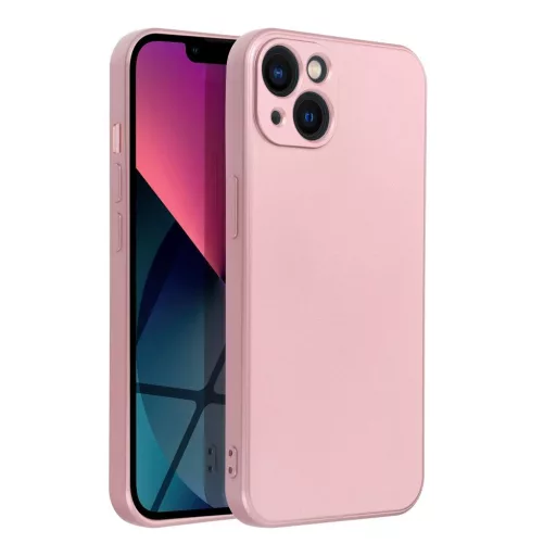 Metallic tok iPhone 13  rózsaszín