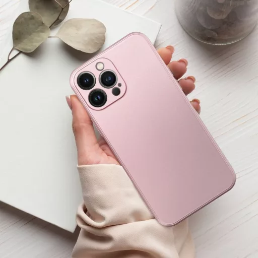 Metallic tok iPhone 13  rózsaszín