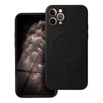   SILICONE MAG COVER Magsafe kompatibilis tok iPhone 11 Pro fekete