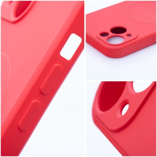 SILICONE MAG COVER Magsafe kompatibilis tok iPhone 11 Pro piros